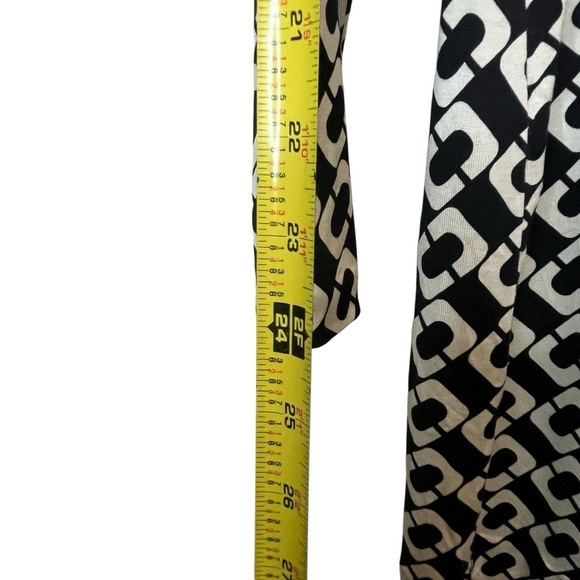 Diane Von Furstenberg Reina in Iconic Chain Link Print Silk Classic Dress SZ 8 - Picture 8 of 15
